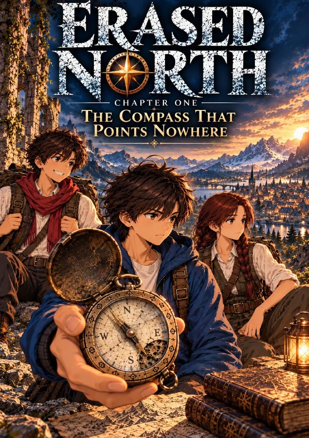 ERASED NORTH Chapter One digital book cover